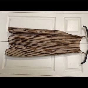 Tiger Print Strappy Dress